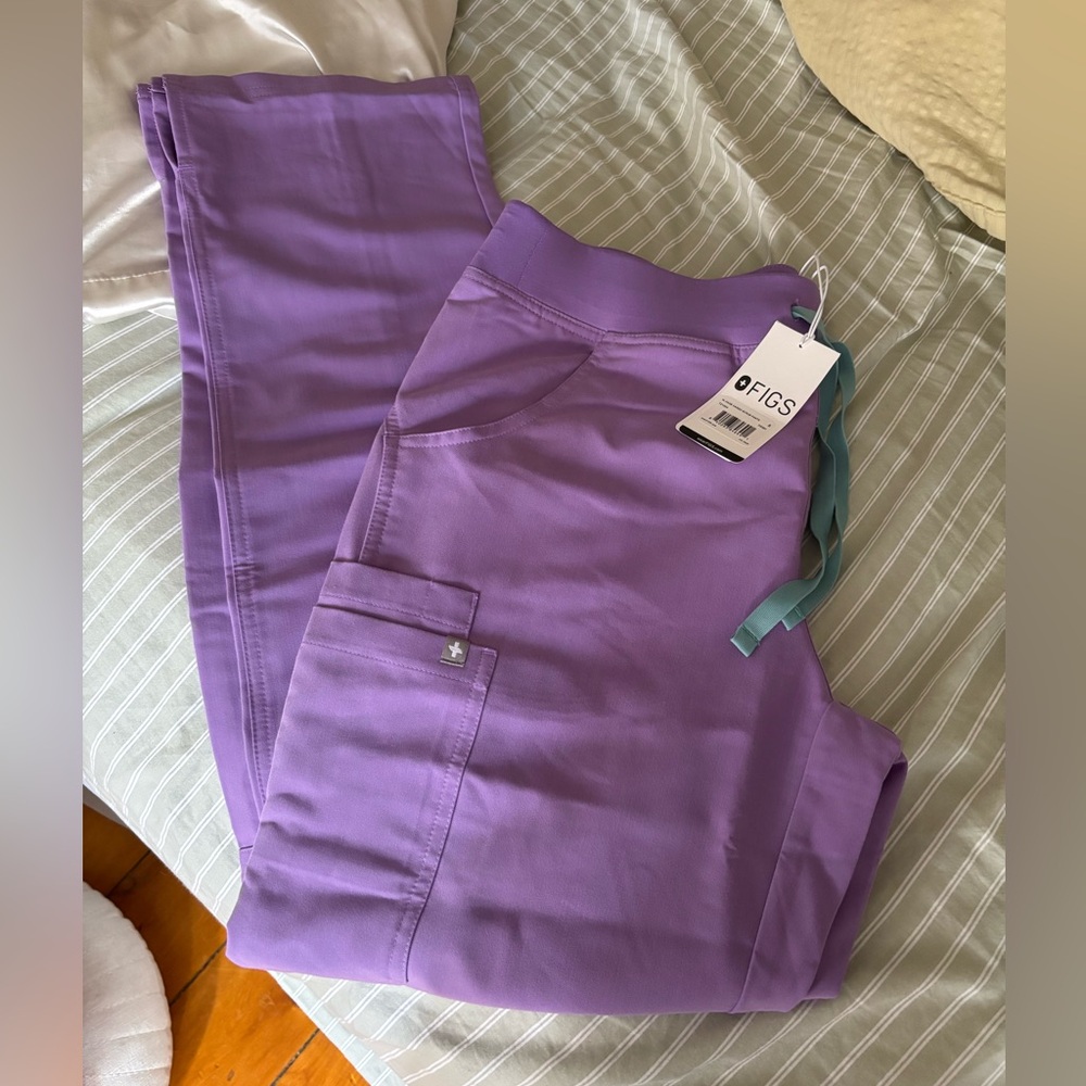 Figs Lavender Scrub Pants